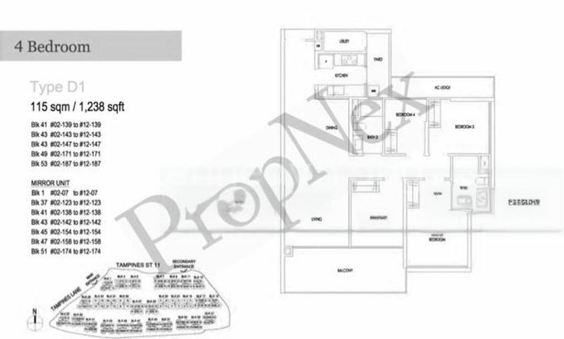 4 Bed Condo for Sale in  Treasure at Tampines - Image 7